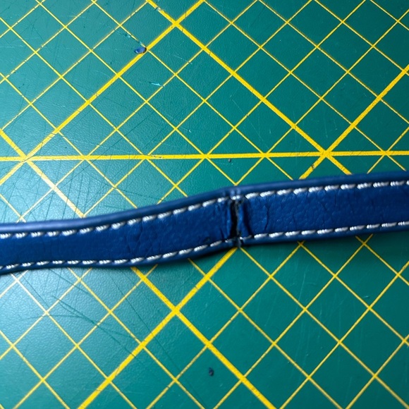 Vintage Coach Blue monogram logo clutch pouch - Picture 7 of 16